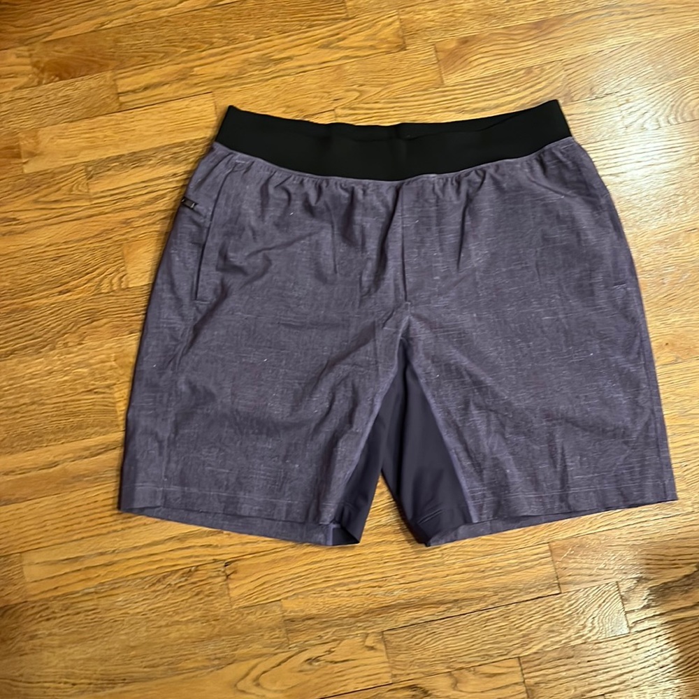 Lululemon purple men’s shorts
